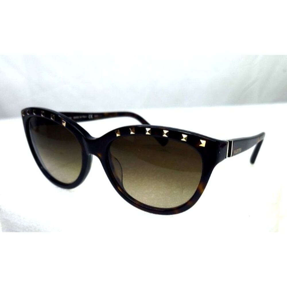 Vintage Valentino S215 Tortoise Shell Sunglasses w Bling 58-14-130mm Made Italy - Picture 2 of 16